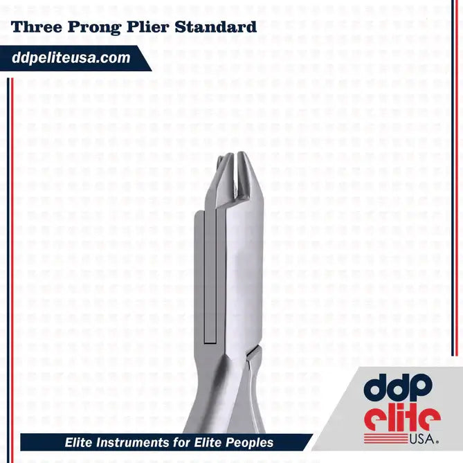 Standard Three Prong Plier for Orthodontic Use | DDp Elite USA