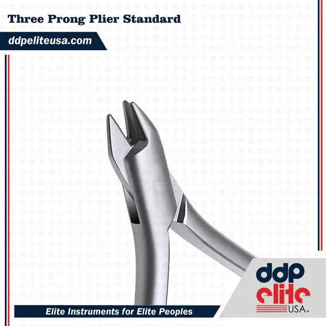 Standard Three Prong Plier for Orthodontic Use | DDp Elite USA