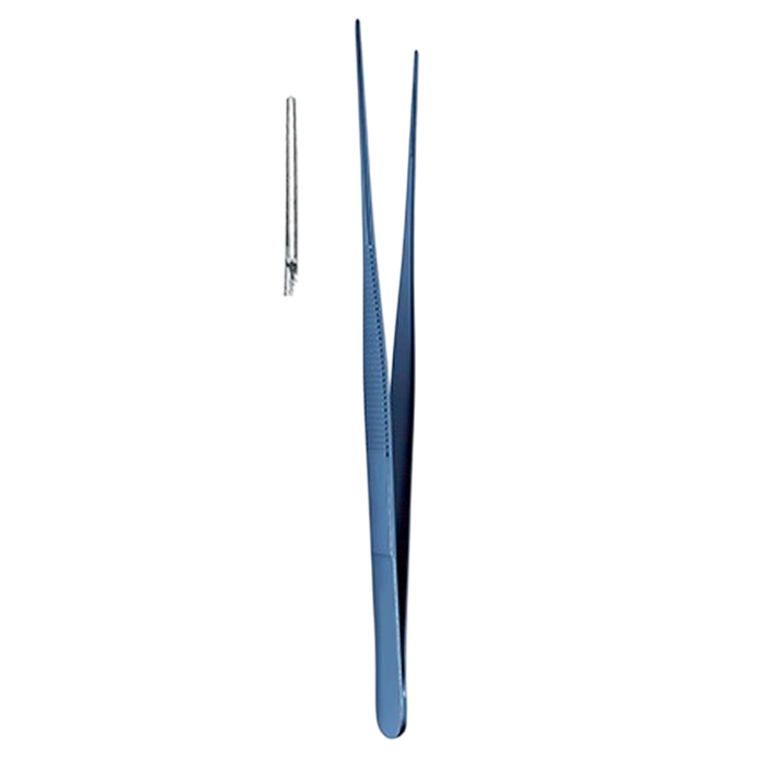 Titanium Debakey Vascular Tissue Forceps - Flat Handle - ddpeliteusa