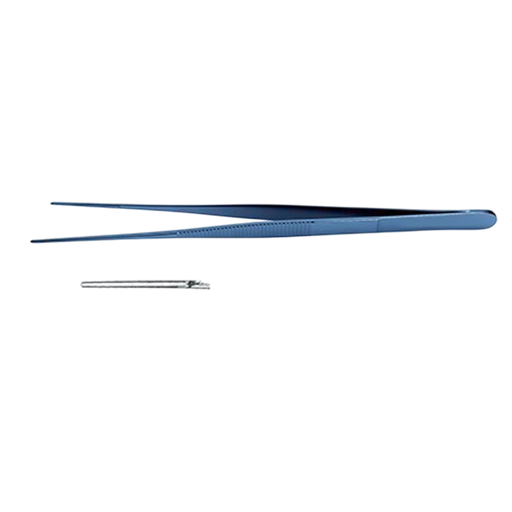 Titanium Debakey Vascular Tissue Forceps - Flat Handle - ddpeliteusa
