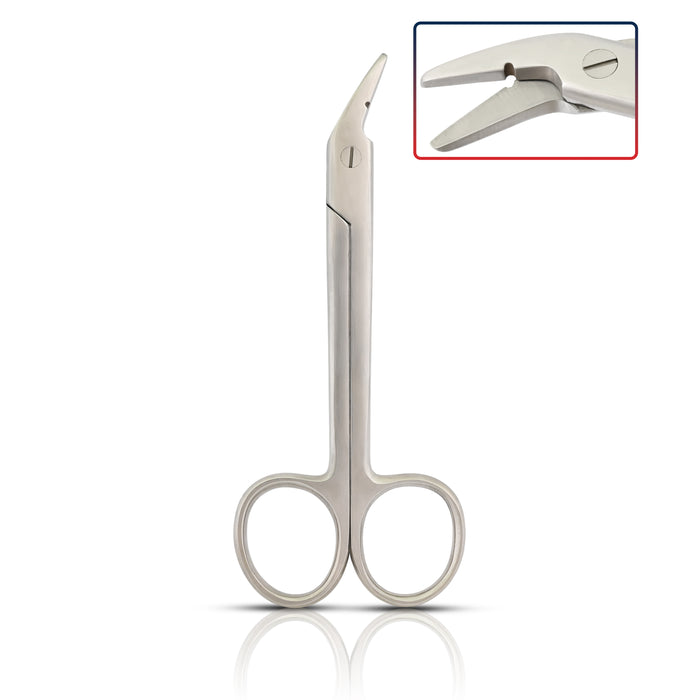 Universal Crown Wire Cutting Scissors 4.75" Angled