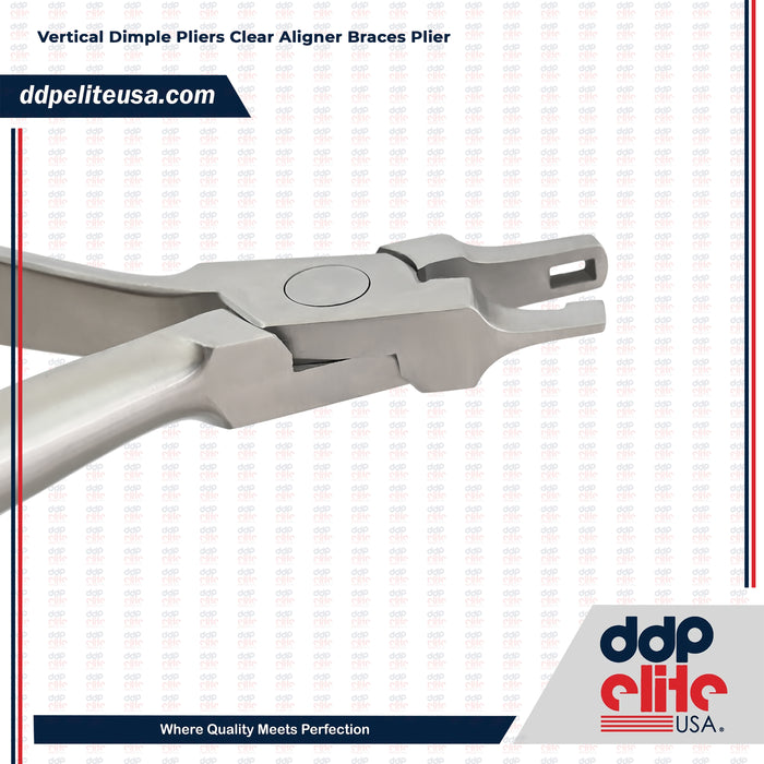 Vertical Dimple Pliers Clear Aligner Braces Plier