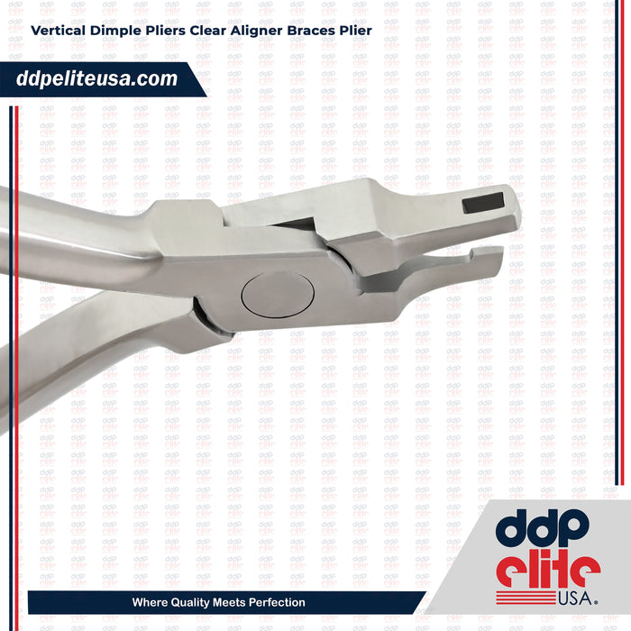 Vertical Dimple Pliers Clear Aligner Braces Plier