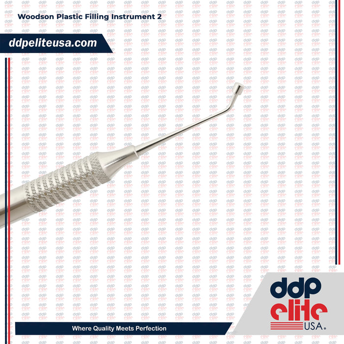 Woodson Plastic Filling Instrument #2 Fig. 2 Hollow Handle Double Ended