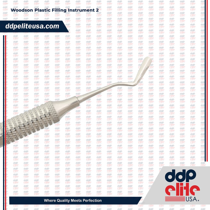 Woodson Plastic Filling Instrument #2 Fig. 2 Hollow Handle Double Ended