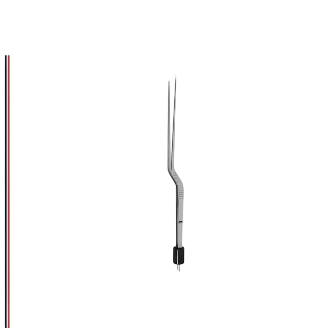 Yasargil Micro Bipolar Bayonet Forceps 
