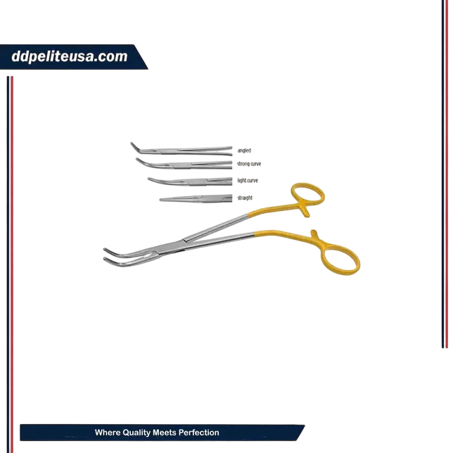 Zep-Type Atraumatic Hysterectomy Forceps-Offset