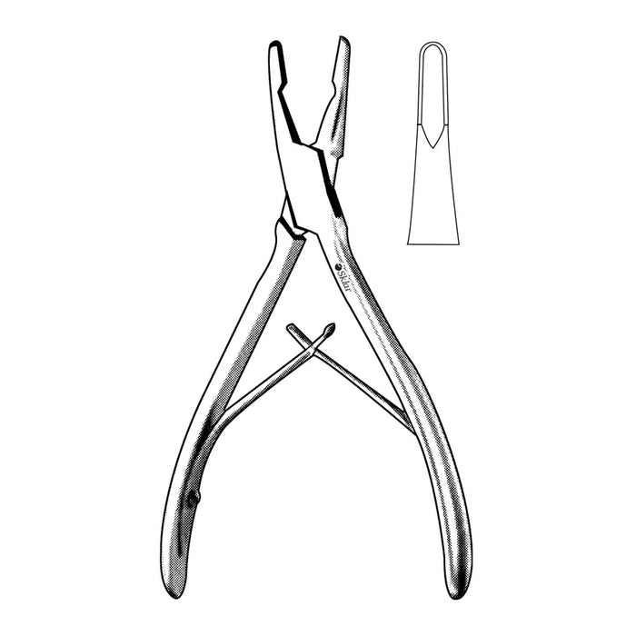 Jansen Bone Rongeur, Straight, 17 cm
