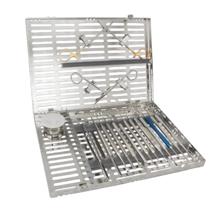 Bone Grafting Kit , 15 Instruments w/ Large Cassette - ddpeliteusa