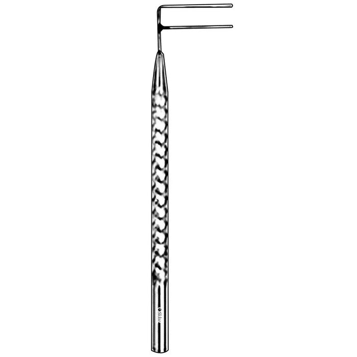 Harms Trabeculotomy Probe, 5cm, with Suture Holes, Right