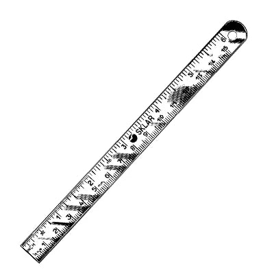 Stainless Steel Ruler 200mm / 8 inch