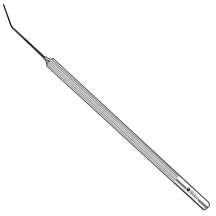 Gimbel Nucleus Spatula, 0.25mm, Smooth, Angled 30 Degrees, Titanium
