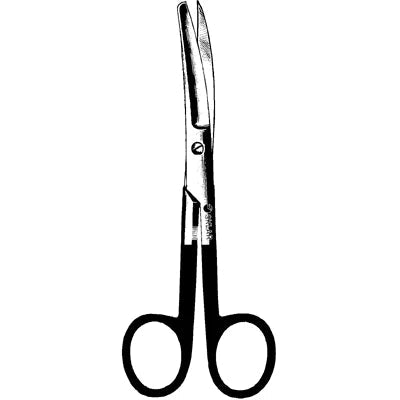 Operating Scissors Standard TC Sharp/Sharp Curved 14.5 cm