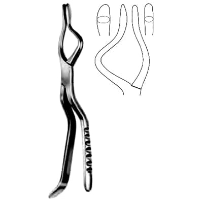 Rowe Disimpaction Forceps, Left, 22.5 cm, Infant