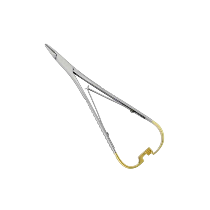 Narrow Elastic Mathieu Needle Holder Carbide Tip