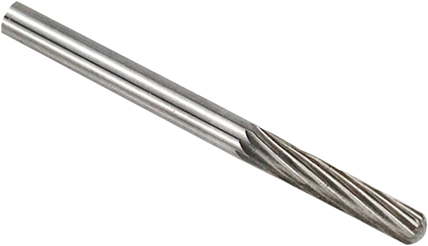 Ø2.3mm Rounded Tip Cylinder Carbide Cutter, Cross Cut