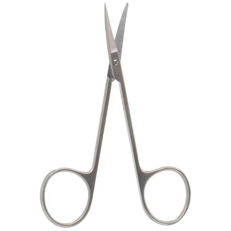 4 1/2" Iris Scissors, curved S/B