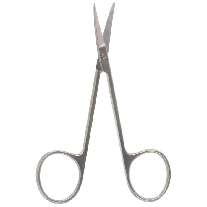 4 1/2" Iris Scissors, curved S/B