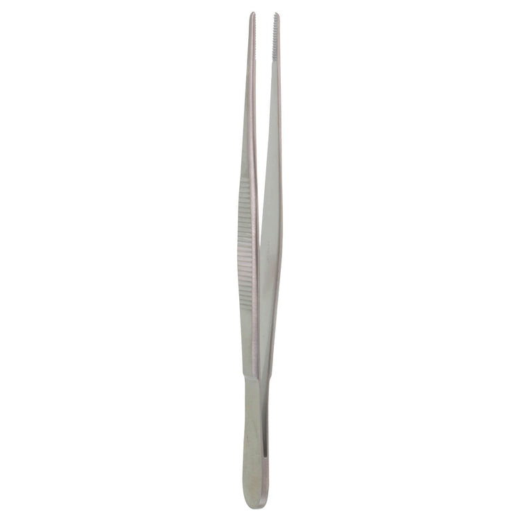 6" Dressing Forceps with Serrated Jaws, Standard Pattern