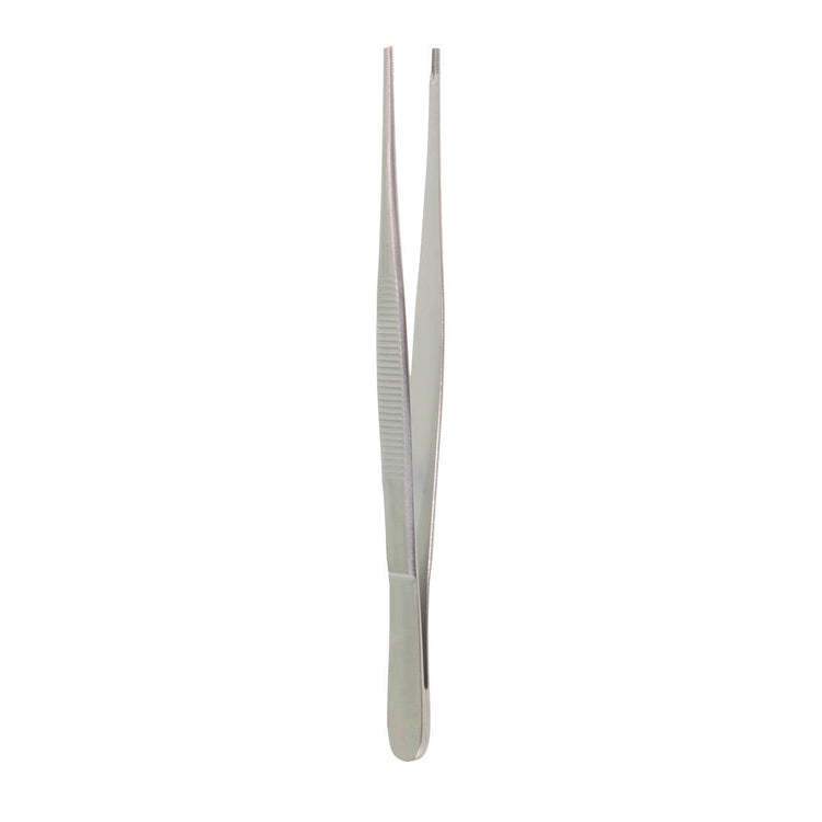 6" Brown Tissue Forceps with Side Grips and Teeth