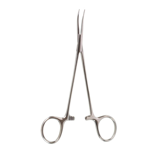 6 1/2" Vascular Forceps with Serrated Curved Jaws