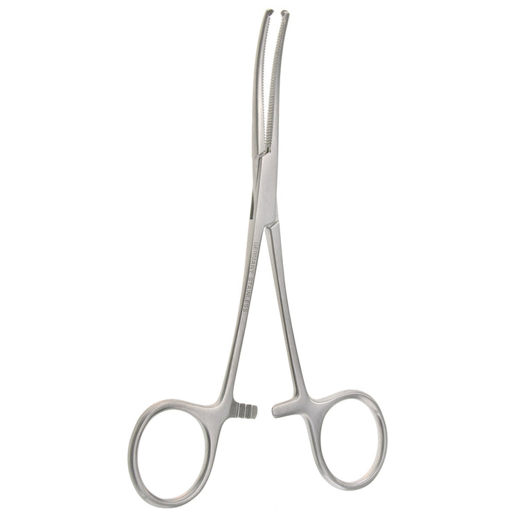 5 1/2" Kocher Forceps, Slender, Curved