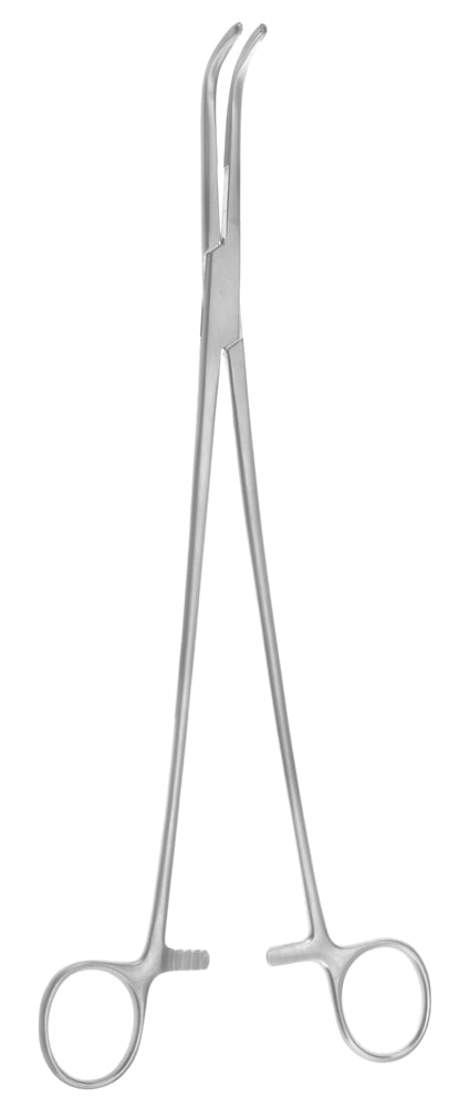 10 1/2" Mixter Forceps with Complete Curve and Longitudinal Serrations
