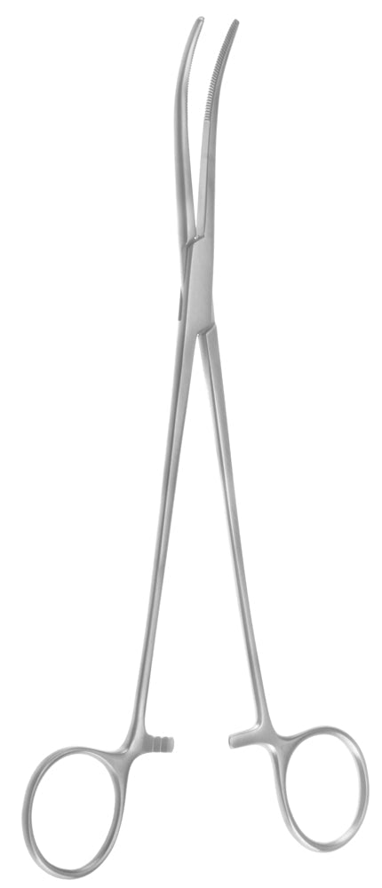 Rumel Thoracic Forceps ? Horizontal Serrated, Curved
