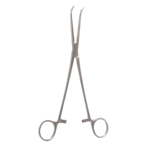 Rumel Thoracic Forceps ? Horizontal Serrated, Curved