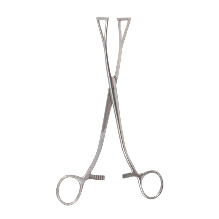 7 1/2" Collin Duval Lung Forceps - 30mm Wide Jaws