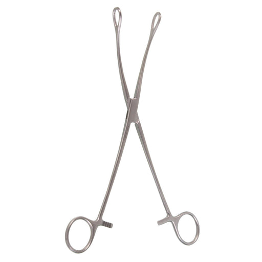 9 1/2" Foerster Sponge Forceps with Curved, Smooth Jaws