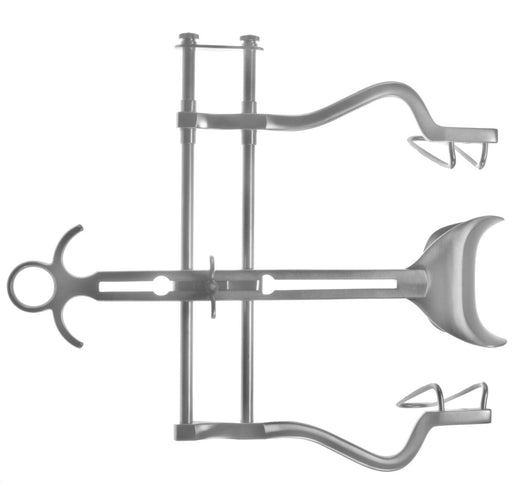 10" Balfour Retractor set, 7 spread blades, 2 deep