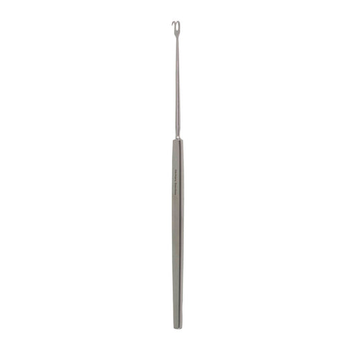 5 7/8" Freer Hook double prng, 2mm sharp.