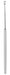 5 7/8" Freer Hook, Double Prong 2mm Blunt