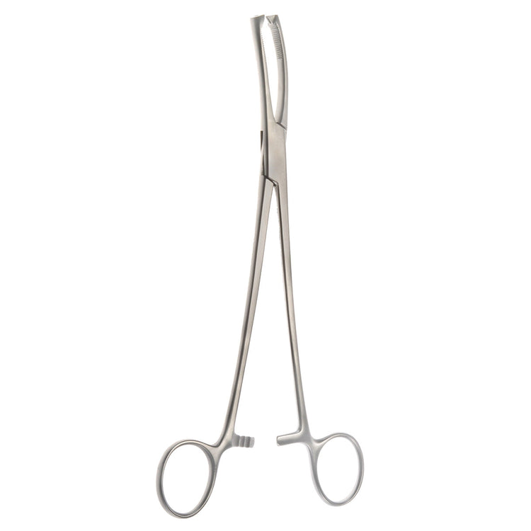 8 1/4" Jacobs Vulsellum Forceps, Bent to the Side