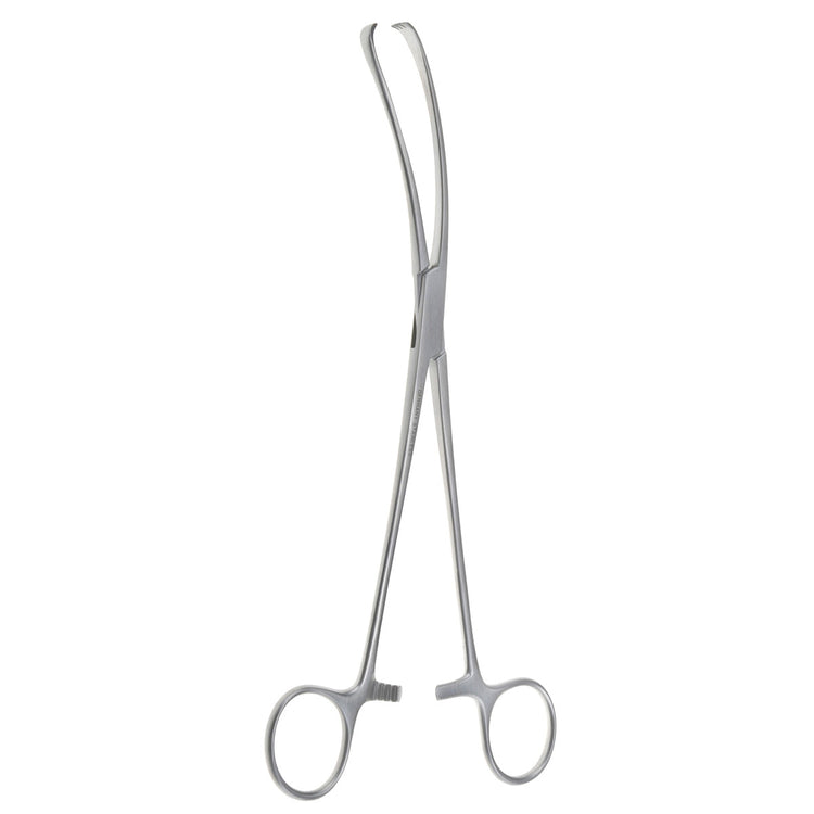 9" Teale Vulsellum Forceps, Bent to the Side