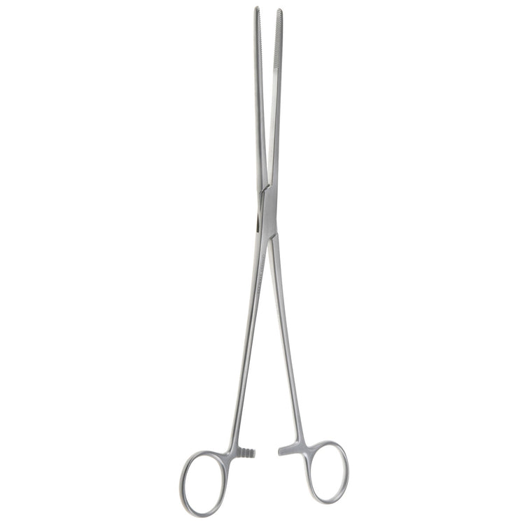 Straight 10 1/4" Bozeman Uterine Forceps 