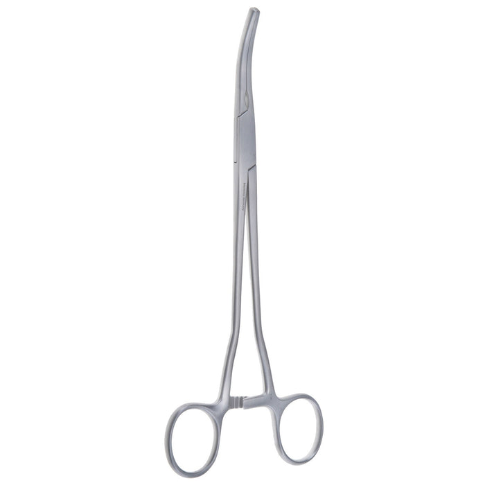 8 1/2" Rogers Hysterectomy Forceps, Two and a Half Curved Teeth