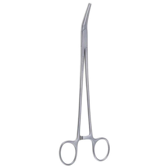 8 1/4" Phaneuf Artery/Uterine Forceps, Oriented on a Flat Surface
