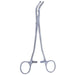 8" Heaney Hysterectomy Forceps, Angled at Jaws