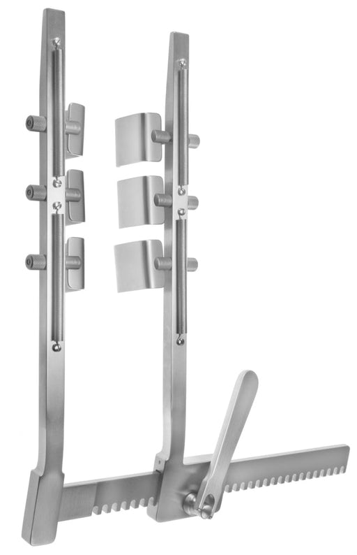 Ankeney Sternal Retractor Adult Complete w/ Set of 6 Blades