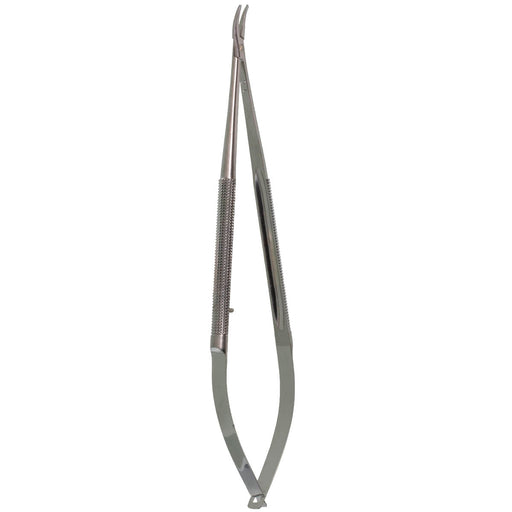 Micro Needle Holder with Smooth, Non-serrated Jaws and No Locking Mechanism