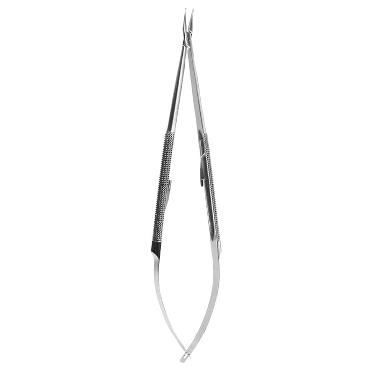 FineTouch Micro Needle Holder - Curved, With Lock