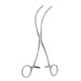 7 1/4" Aortic Exclusion Clamp, S-shaped, Curved Jaws