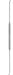 9 1/2" Olivecrona Double End Dissector 2x3mm