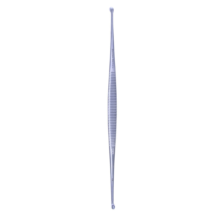 5 1/2" Martini Bone Curette Round 2.5x3mm Double-Ended