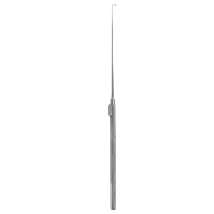 1/4" Krayenbuehl Nerve Hook w/ Finger Rest - Small Ball Tip
