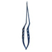 Malis Type Bay Titanium Needle Holder 8 3/4" ? Curved Jaw 0.6mm tips