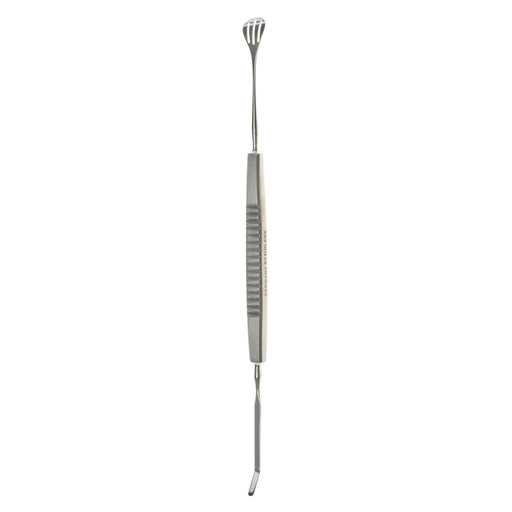 5 7/8" Paton Spatula Spoon 6x15mm grooved spoon blade
