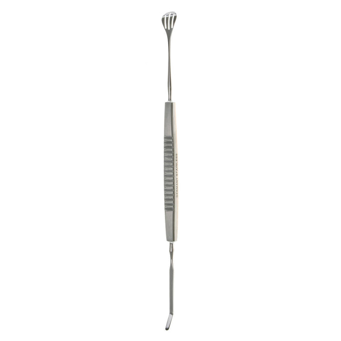 5 7/8" Paton Spatula Spoon 6x15mm grooved spoon blade